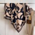 2023 autumn and winter new imitation cashmere scarf, thick square scarf, air conditioning shawl, European and American tassel warm scarf, women's cross-border