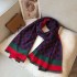 Love grid imitation cashmere versatile carriage scarf, women's thick tassel warm air conditioning shawl scarf, in stock live broadcast