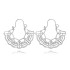 Amazon's new foreign trade bohemian style metal retro earrings with carved hollow earrings and earrings pendants