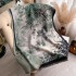 Autumn and winter new double-sided color oil painting series imitation cashmere thick warm scarf, air-conditioned room neck protection shawl for external use