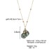 Ins Style New Women's Beach Shell Plated Gold Pendant Conch Necklace Pendant Wholesale of Foreign Trade Accessories