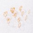 Europe and the United States cross-border new simple flower butterfly ring set geometric Fried Dough Twists leaves hollow ten piece ring set