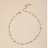 AliExpress Wish new fashionable and simple Japanese and Korean pearl collarbone chain temperament beach pearl neck strap short necklace