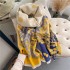 Leaf scarf for women in summer, office air conditioning shawl for spring, autumn, and winter, long dual-use, warm canopy for external use