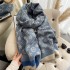 Winter European and American imitation cashmere scarf, women's autumn and winter popular long style, worn with air conditioning shawl, double-sided warm live broadcast scarf