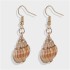 European and American natural beach seashells, seashells, gold-plated earrings, Bohemian style beach seashells, pendant necklaces, wholesale