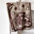 2024 Autumn/Winter New Imitation Cashmere Paris Tower Retro Pentagram Printed Double sided Warm Scarf Shawl Waist