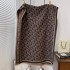 Autumn and winter new imitation cashmere double-sided loop irregular mesh geometric texture printed pattern warm scarf air conditioning room