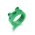 European and American cross-border new personalized cartoon frog ring, fashionable and cute style frog resin ring, index finger joint ring