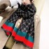 Korean Dongdaemun Letter Imitation Cashmere Scarf Women's Autumn and Winter Air Conditioning Shawl Thickened Warm Stall Supply