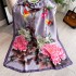 Spring/Summer New Silk Scarf Long Fashion Travel Shawl Flower Lijing Forged Neck Mom's Versatile Scarf for Women