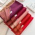 2024 new solid color high-end imitation cashmere soft scarf versatile atmosphere scarf, autumn and winter oversized shawl