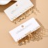 European and American cross-border popular love earrings pearl women's earrings creative French retro gold ear ring set