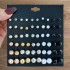 European and American Cross border New Pearl Earnail Creative Simple Retro Artificial Pearl Inlaid Diamond Earnail Set 30 Pair Set