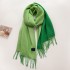 2022 Solid Color Scarf Women's Tassel Imitation Cashmere Golden Classic Double sided Shawl Korean Edition Versatile Warm Scarf Wholesale Hot Item