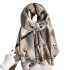 Scarf women's autumn and winter Korean version versatile imitation cashmere winter scarf, long and thick shawl, internet famous scarf women's autumn and winter