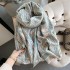 2022 autumn and winter new fashionable letter scarf women's imitation cashmere scarf European and American style medium long warm air conditioning shawl