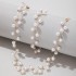 AliExpress Wish new fashionable and simple Japanese and Korean pearl collarbone chain temperament beach pearl neck strap short necklace