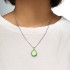 2018 new cute fruit jewelry necklace avocado heart-shaped three-dimensional soft ceramic pendant earrings