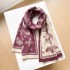 Scarf Women's Winter New Style Tassel Shawl Fairy Style Butterfly Versatile Cashmere Thickened Warm and Cold proof Scarf Dual purpose