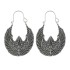 Amazon's new foreign trade bohemian style metal retro earrings with carved hollow earrings and earrings pendants