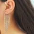 Cross border super sparkling diamond inlaid butterfly ear hooks without ear holes, ear clips for women, one-piece fairy like feeling, wholesale of versatile earrings from Japan and South Korea