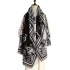 Artistic Western style Jacquard Cashmere Scarf, New Fashionable Autumn/Winter Long Scarf, Women's High end Warmth Shawl