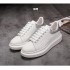 McQueen Guangdong Little White Shoes Made of Genuine Leather 2023 New Women's Shoes, Popular in Autumn and Winter, Versatile, Thick Bottom, Inner Height Increase McQueen Board Shoes