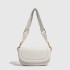 Cross border women's bag 2024 new product, popular saddle bag, fashionable and versatile, broadband contrasting color canvas bag, single shoulder crossbody bag for women