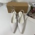 ZA's new 2024 summer pointed, thin heels, shallow mouth high heels, women's back strap, toe cover fashion, wearing sandals for women's fashion trend