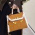 Cross border 2024 new retro lamb fur red Kelly bag, large capacity bridal bag, popular plush single shoulder crossbody