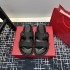 V Home Slippers 2024 New Retro V-Buckle Velcro Casual Thick Bottom Beach Sandals Outerwear Unisex Available in Stock