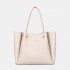 ZA women's bag large capacity soft leather bag 2024 new versatile texture shoulder bag, fashionable commuting tote bag for class