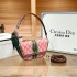 Cross border exclusive for DUCC this year's popular saddle bag, women's bag, fashionable light luxury vintage flower armpit bag, single shoulder crossbody bag