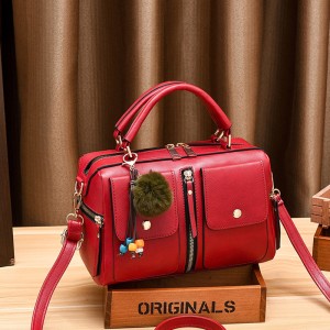 Women's bag 2024 new handbag fashion shoulder bag European and American trend PU leather pillow bag crossbody bag one piece dropshipping