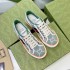 G Home Embroidery 1977 Retro Canvas Shoes High Version Old Flower Color blocked Unisex Casual White Shoes Sports Shoes