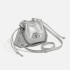 Cross border new niche lucky bag women's bag PU material single shoulder soft bag drawstring cloud chain hand-held crossbody bucket bag