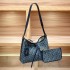 DIAOLUN2025 New Embroidered Old Flower Vintage Bag Handheld Commuter Bag Large Capacity Single Shoulder Underarm Tote Bag