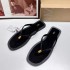 ZA Hot Sale 2024 Summer New Product: Small Gold Beads with Clamping Toe Flat Bottom Flip Floors for Wearing Beaded Beach Sandals for Women