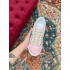 2023 Spring and Summer New Couple 977 Canvas Shoes Pink Versatile Casual Flat Shoes Retro Flower Cloth Shoes