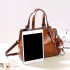 Cross border small bag for women 2025 new trendy Korean version fashion handbag, single shoulder crossbody bag, oil wax leather real leather women's bag