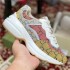 High version G family dad shoes for women, new color blocked vintage flower color thick sole with increased height for couples, casual sports shoes for men