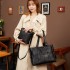 2025 New Genuine Leather Women's Bag Tote Bag Summer Handheld Big Bag Leather Work Commuter Shoulder Bag Women's Large Capacity