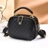 【 NEW 】 2024 Summer New Simple and Fashionable plaid Women's Small Square Bag Fashion Handheld Single Shoulder Crossbody Bag