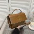 Foreign trade bags, women's bags, single shoulder crossbody bags, women's versatile, high-end, large capacity, fashionable small square bags, retro bags