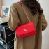 Cross border foreign trade small bag women's bag wholesale bags2024 new fashionable and versatile chain shoulder crossbody small square bag