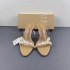 ZA2024 Summer New Product: Pointed Pearl Fine Heels, Women's Fashion Style, Transparent Rear Open toed Sandals for Women