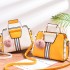 2024 New Fashionable European and American Bag for Women, Same Style Color Contrast Foreign Trade Large Capacity Women's Bag, Single Shoulder Bag Trend