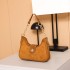 American retro deerskin velvet underarm baguette bag cross-border new niche fashion hand-held single shoulder crossbody crescent bag