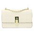 High end Small Square Bag 2024 New Light Luxury Small Square Bag Versatile High end Exquisite Old Flower Versatile Flip Shoulder Bag